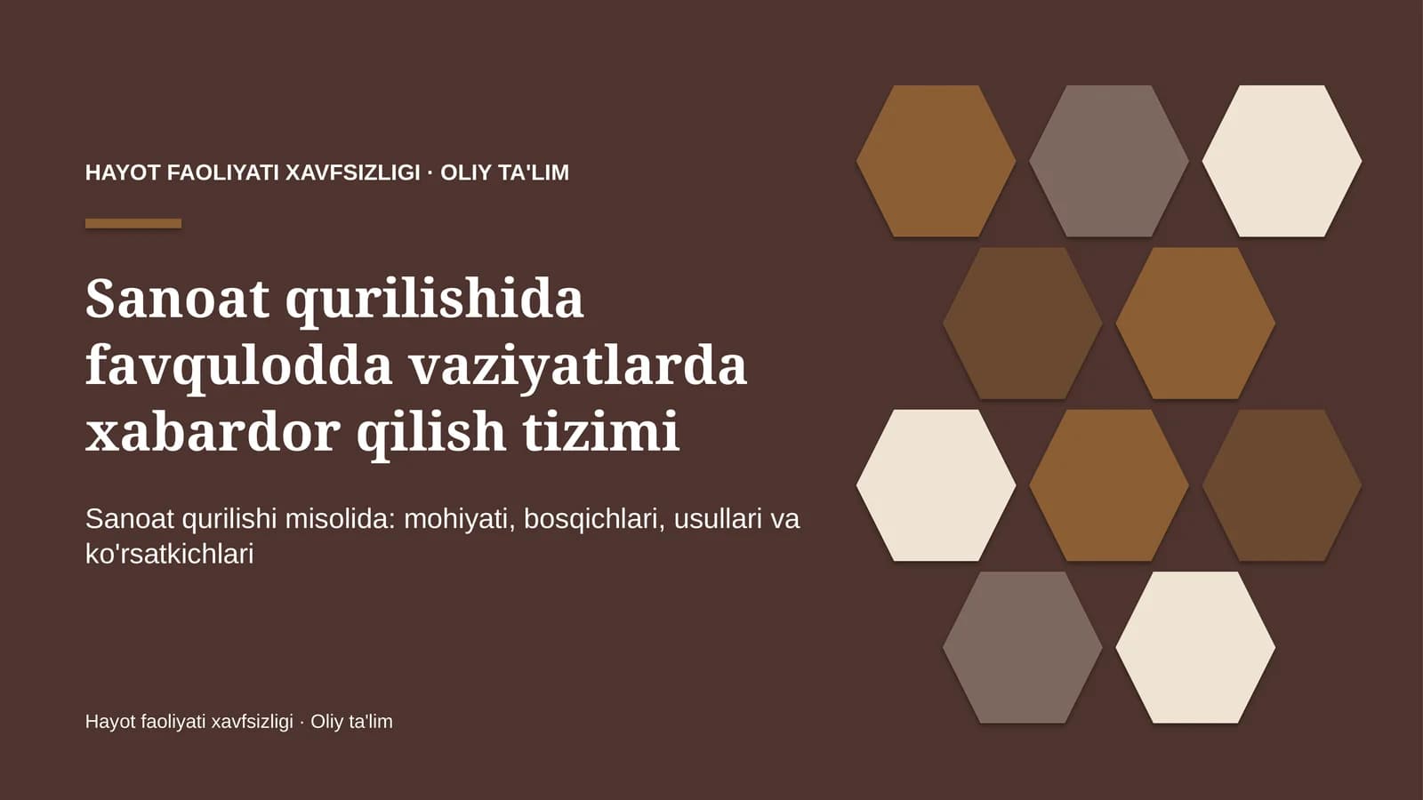 sanoat qurilishida favqulodda vaziyatlarda xabardor qilish tizimi 1025