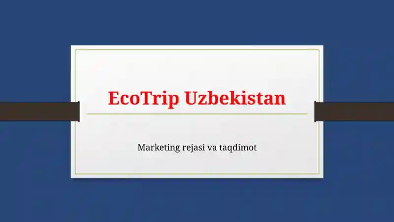 EcoTrip Uzbekistan