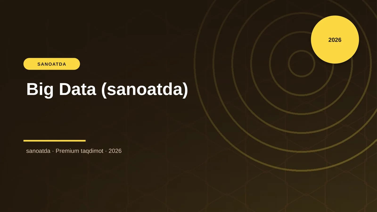 Big Data (sanoatda)
