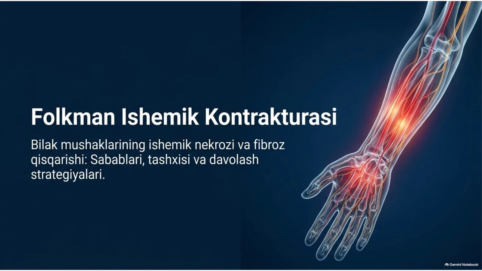 FOLKMAN ISHEMIK KONTRAKTURASI | SABABLARI, BELGILARI, DAVOLASH VA PROFILAKTIKA — 15 SLAYDLI TAQDIMOT
