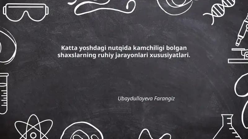 Nutqiy Yetishmovchilik Sabablari