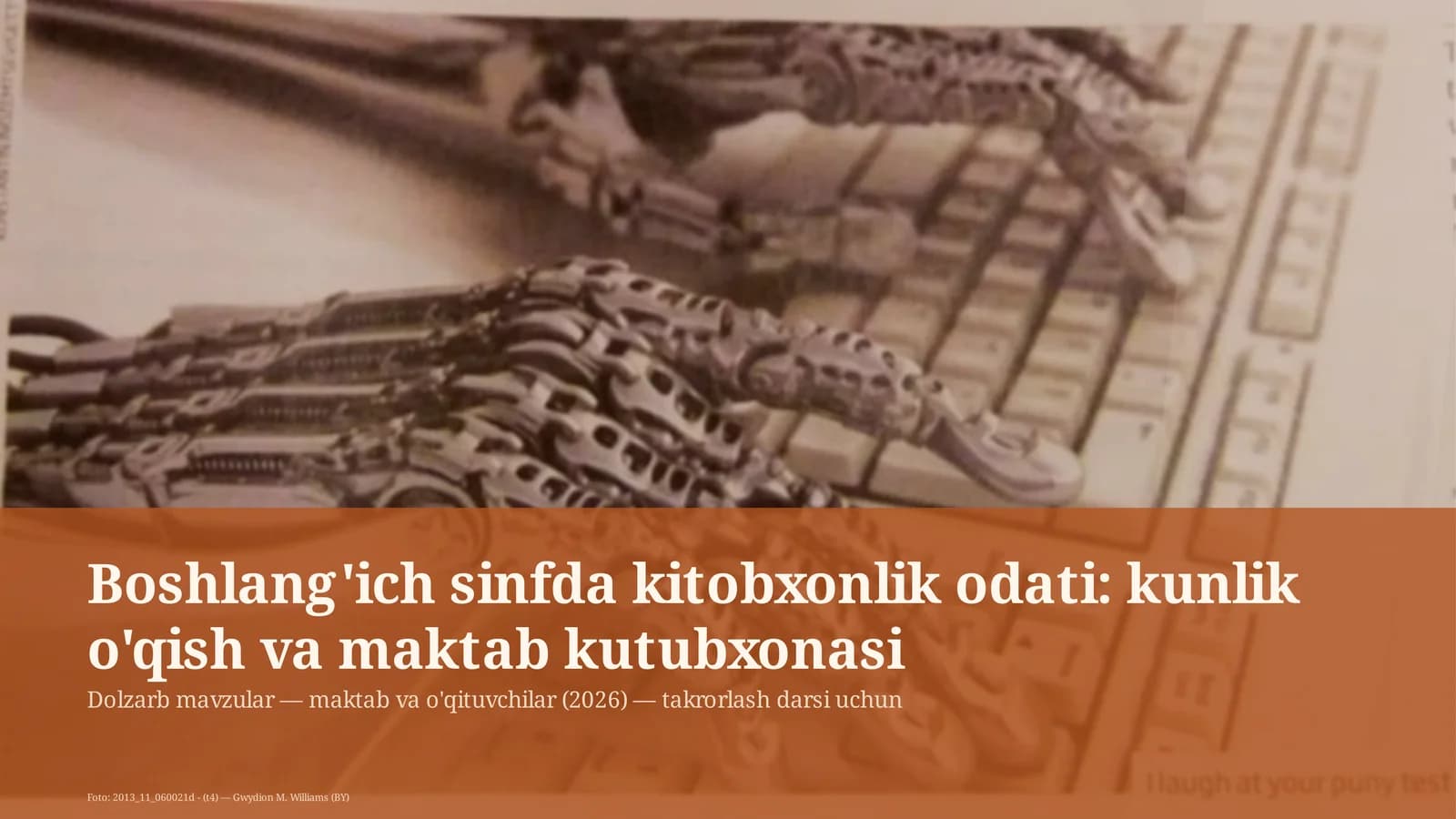 Dolzarb mavzular — maktab va o'qituvchilar (2026) — takrorlash darsi uchun