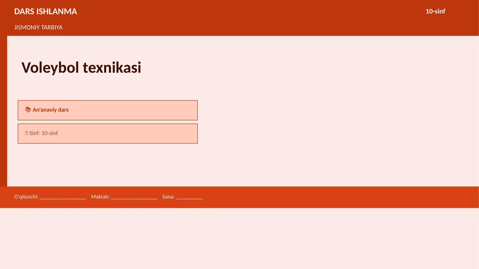 Voleybol texnikasi