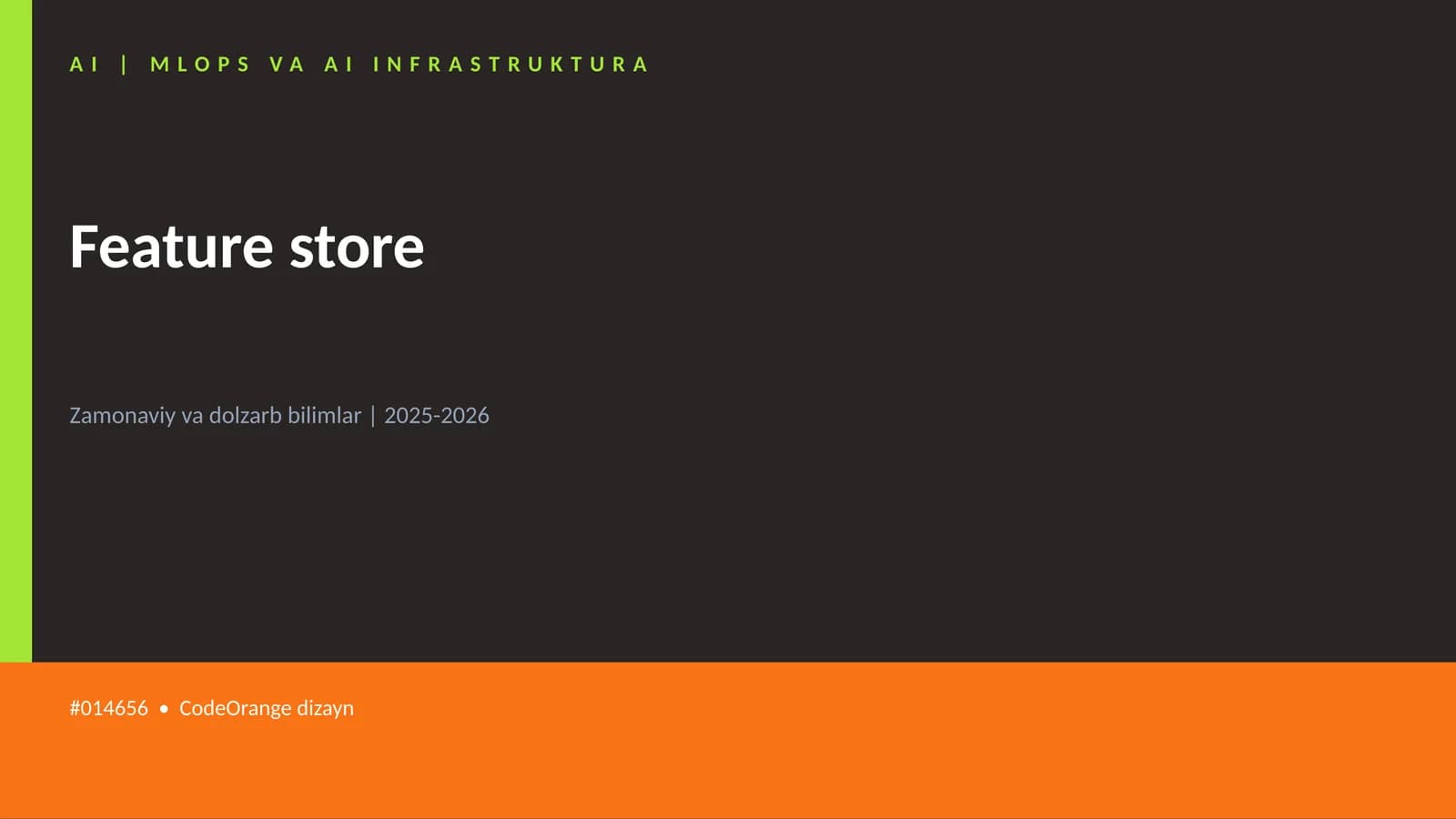 MLOPS VA AI INFRASTRUKTURA