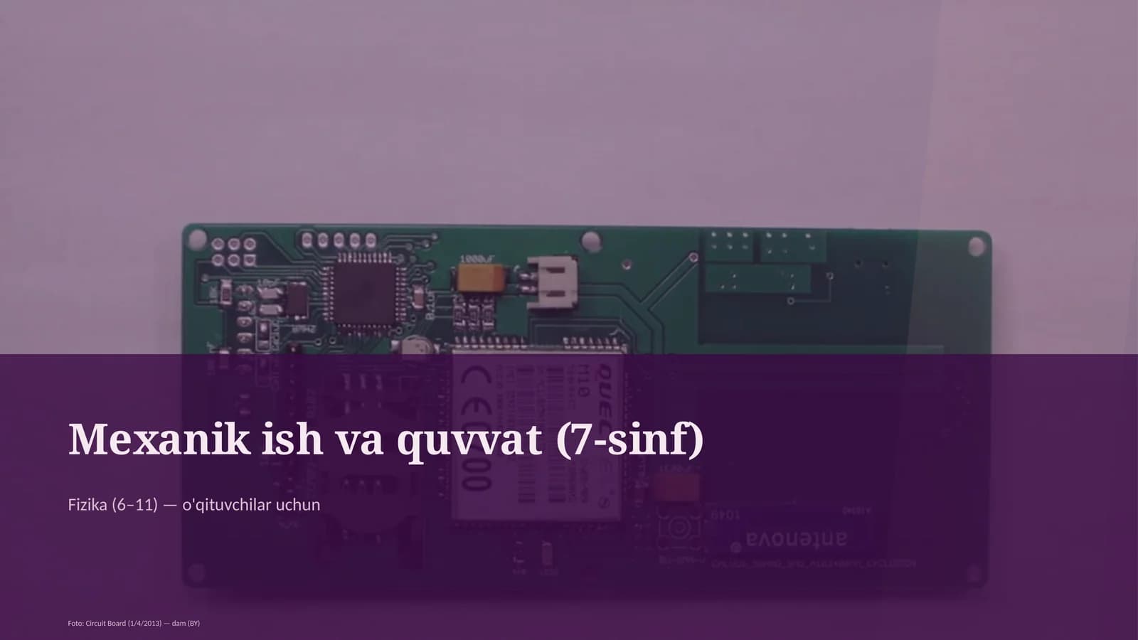 Mexanik ish va quvvat (7-sinf)