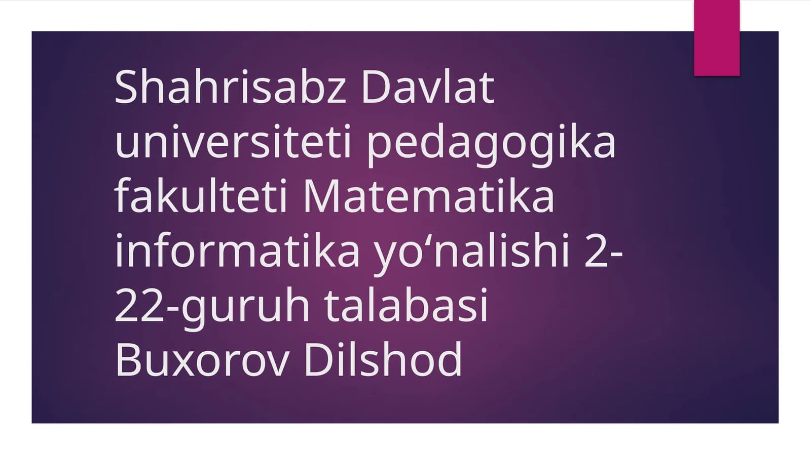 Bilim inson maʼnaviy kamoloti omili