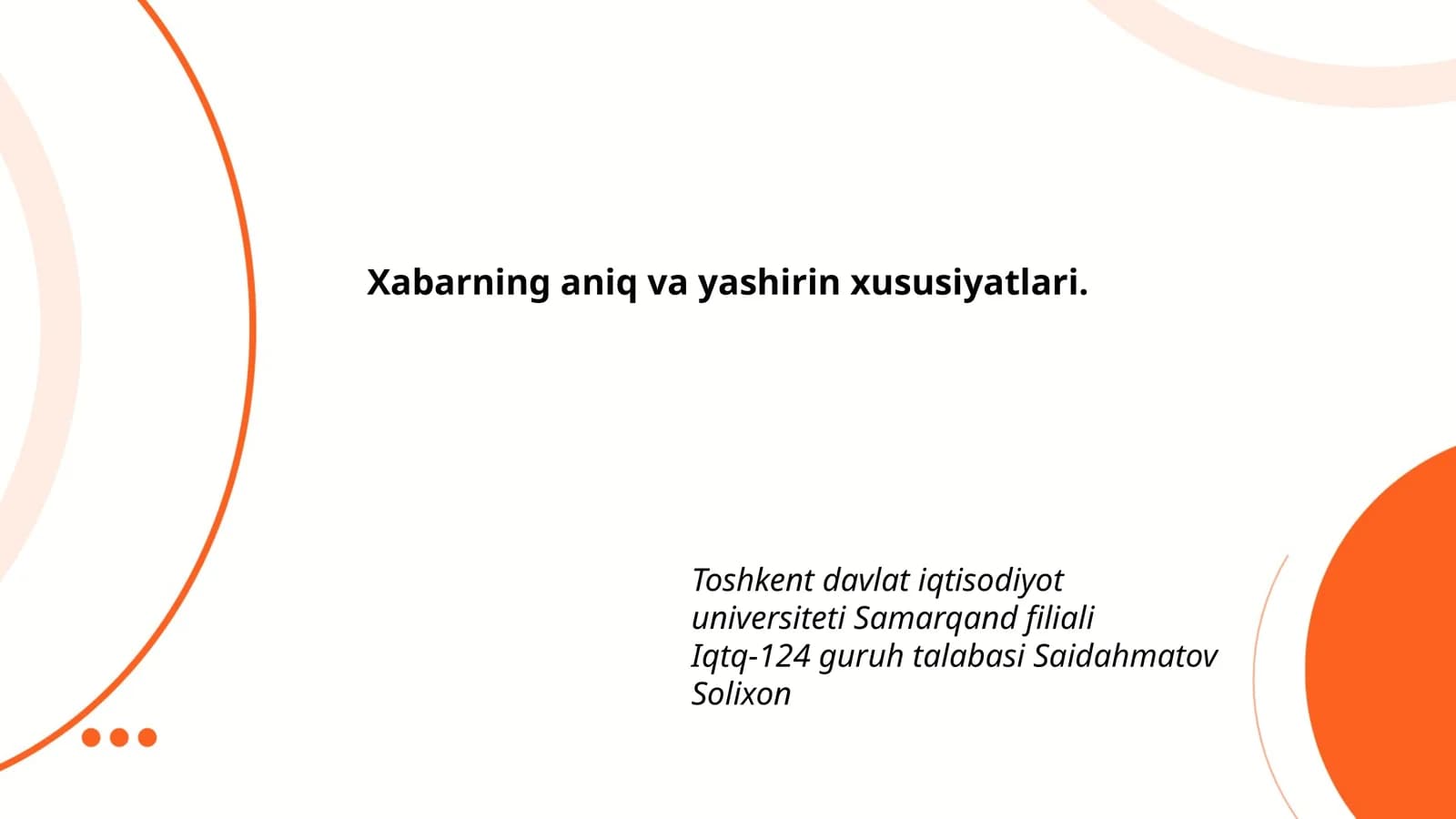 Tushunchalarining taʼrifi