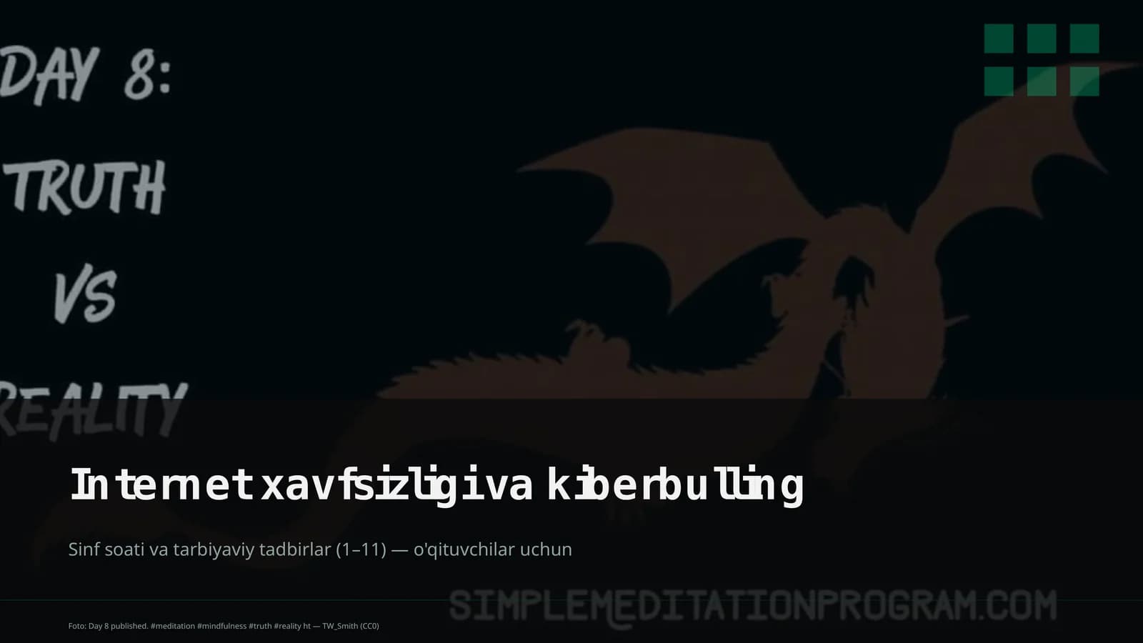 Sinf soati va tarbiyaviy tadbirlar (1–11) — o'qituvchilar uchun