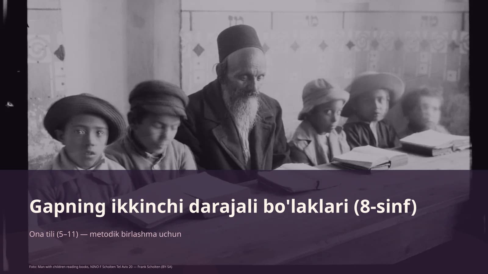 Gapning ikkinchi darajali bo'laklari (8-sinf)
