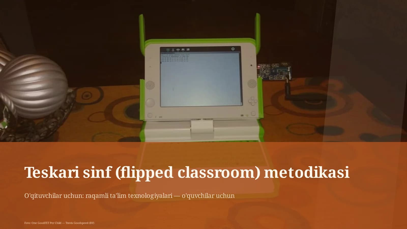 Teskari sinf (flipped classroom) metodikasi