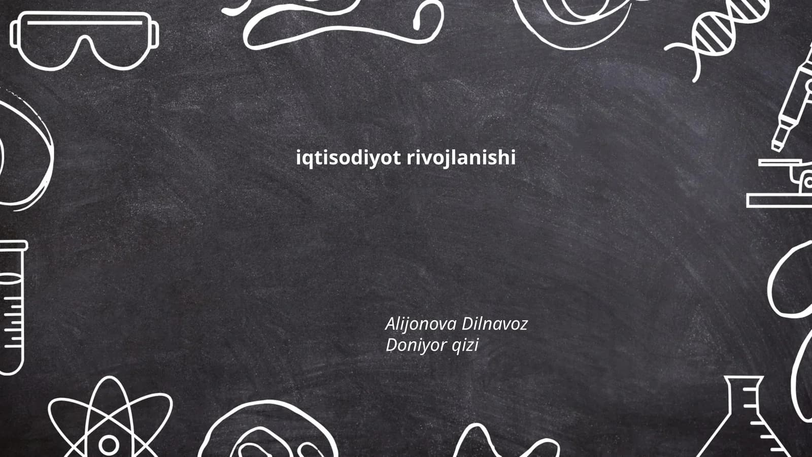 Iqtisodiyot rivojlanishi