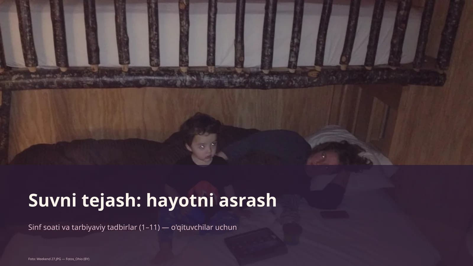 Sinf soati va tarbiyaviy tadbirlar (1– 11) — o'qituvchilar uchun
