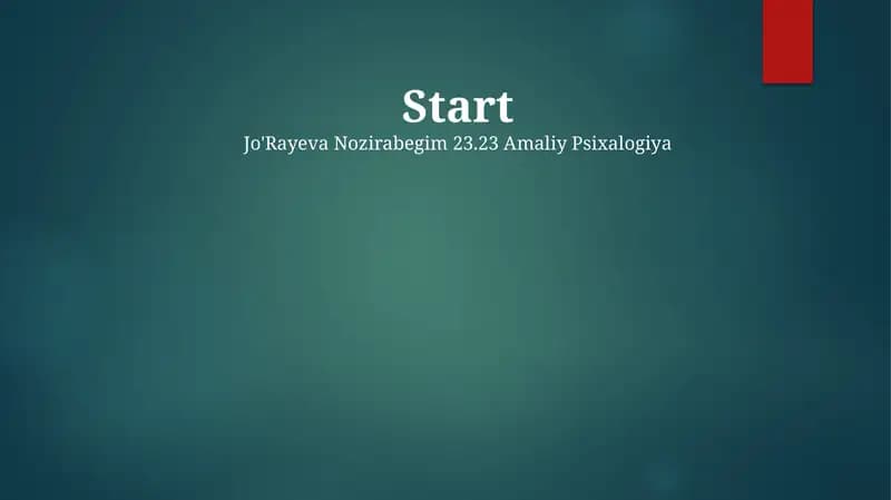 Start