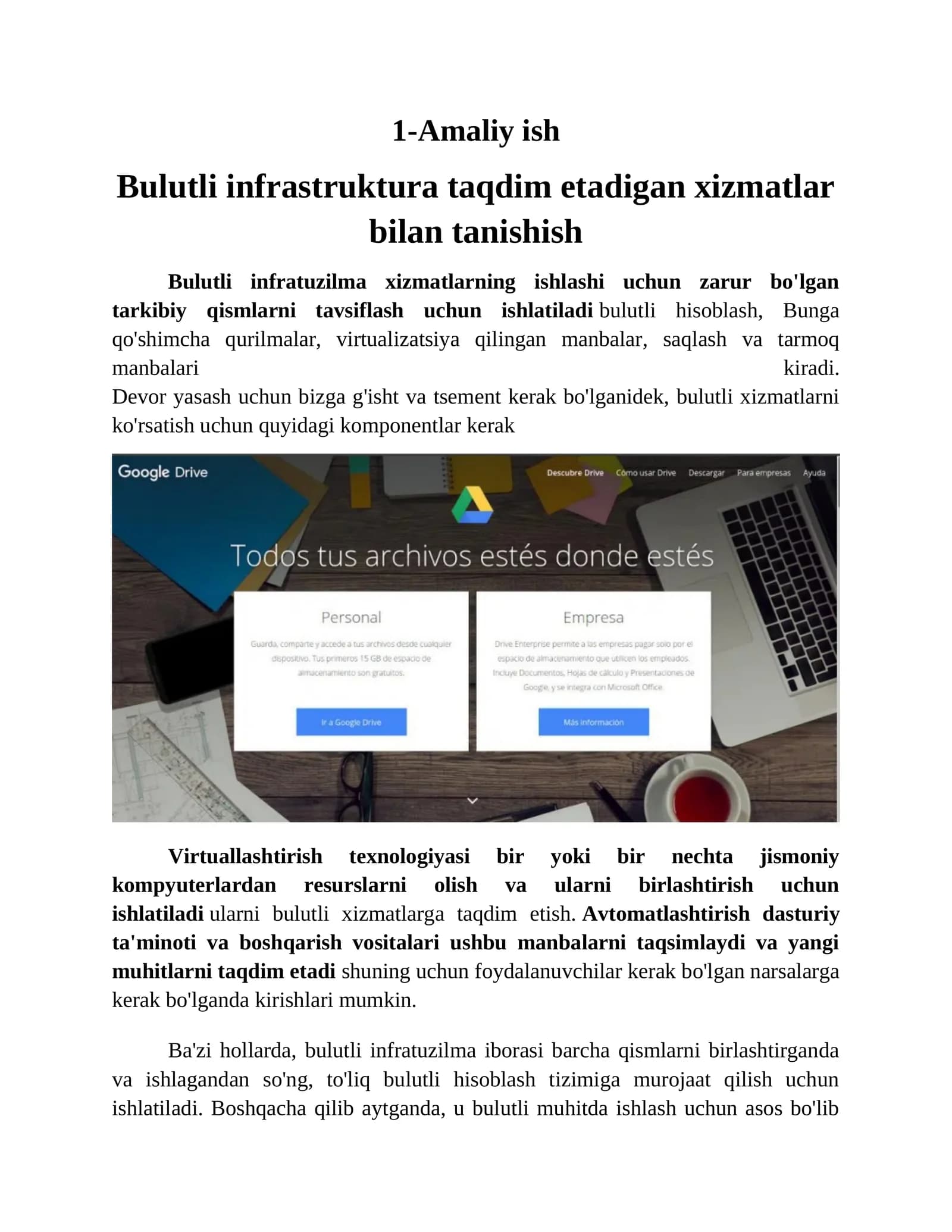 Bulutli infrastruktura