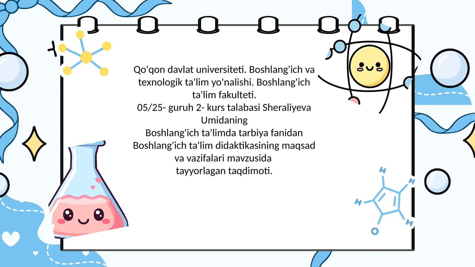 Boshlang'ich ta'lim didaktikasining maqsad va vazifalari