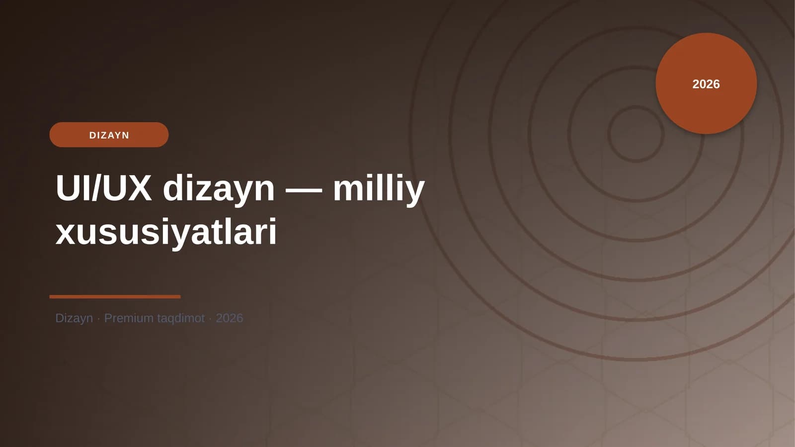 UI/UX dizayn — milliy xususiyatlari
