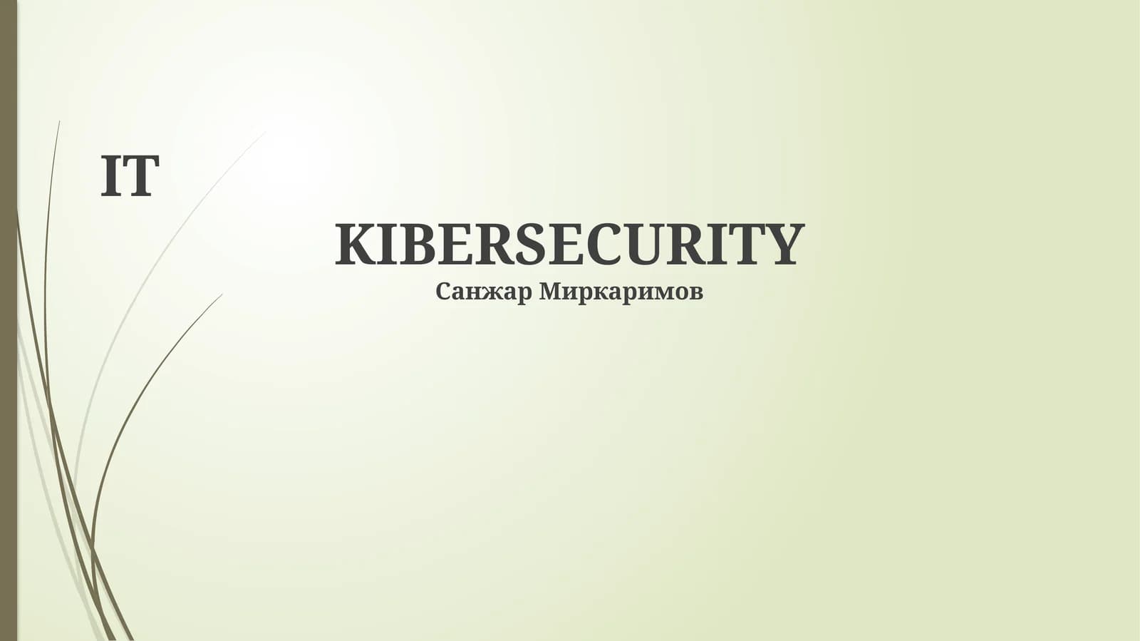 KIBERSECURITY