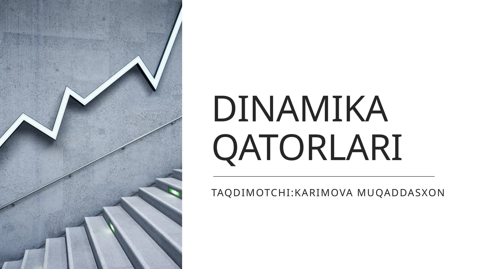DINAMIKA QATORLARI