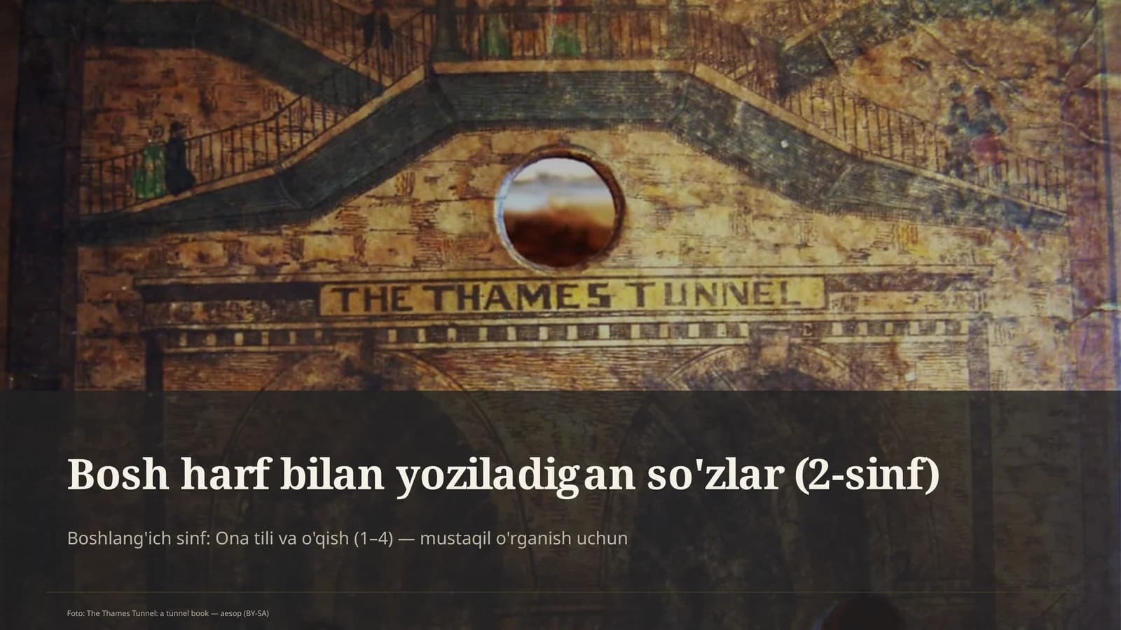 Bosh harf bilan yoziladigan so'zlar (2-sinf)