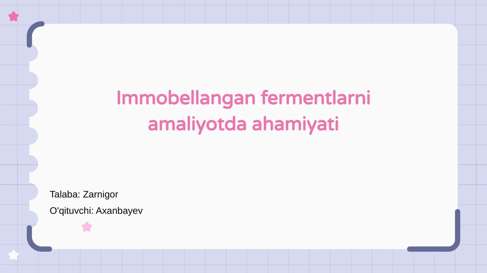 Immobellangan fermentlar