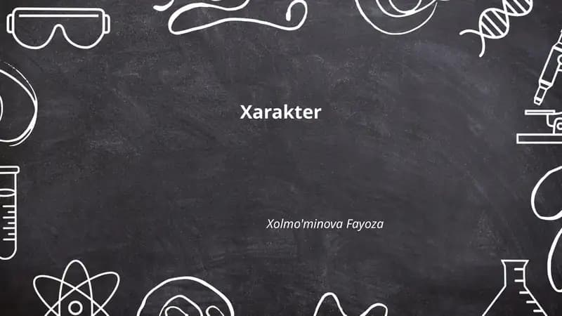 Xarakter