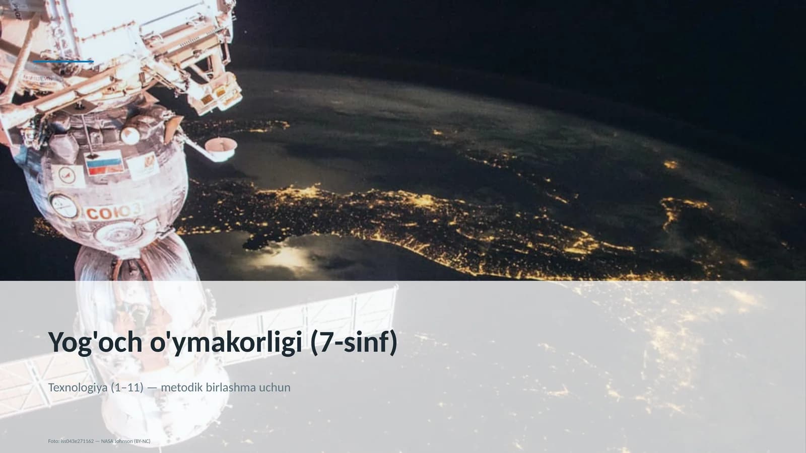 Yog'och o'ymakorligi (7-sinf)