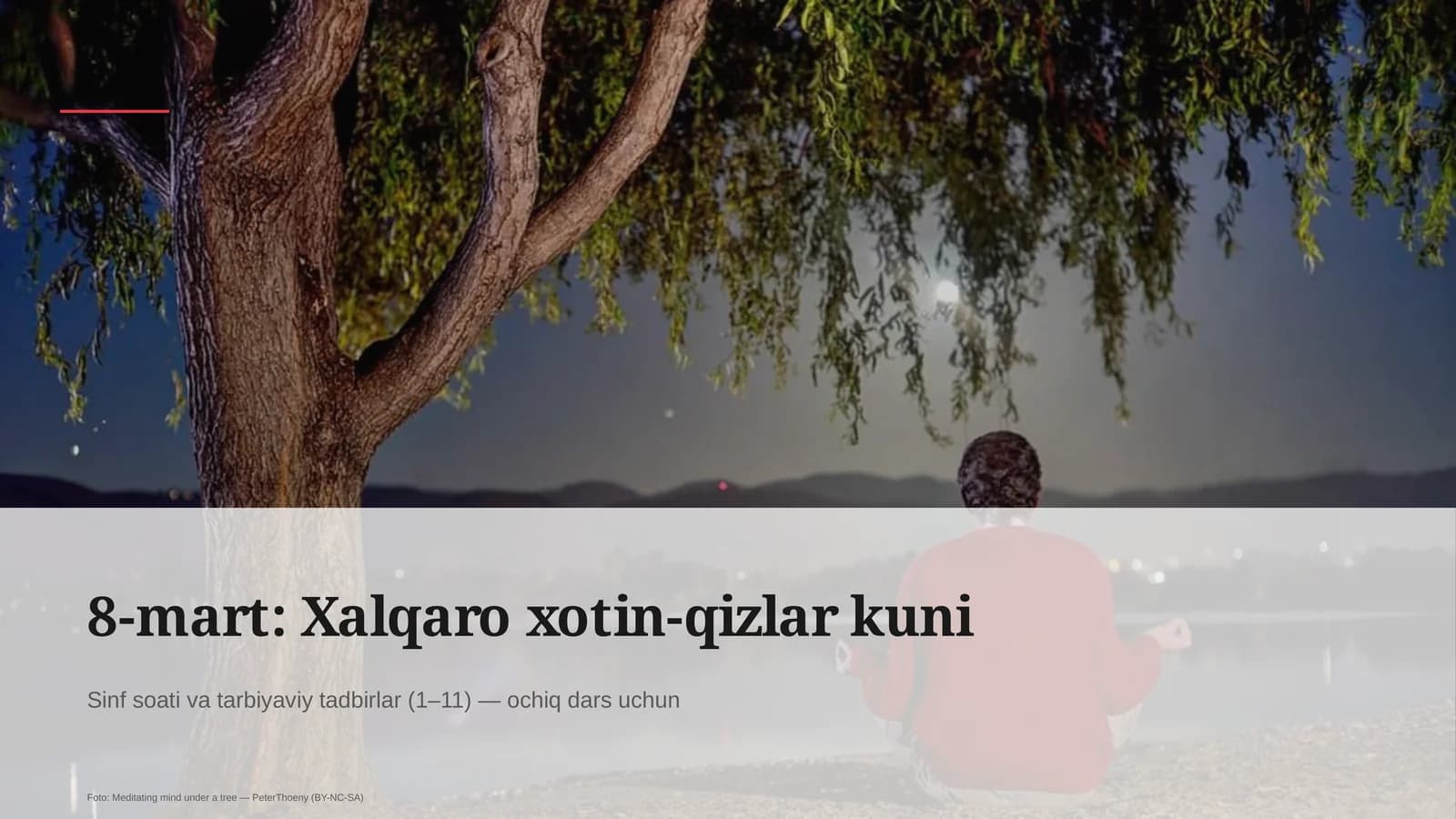 Xalqaro xotin-qizlar kuni