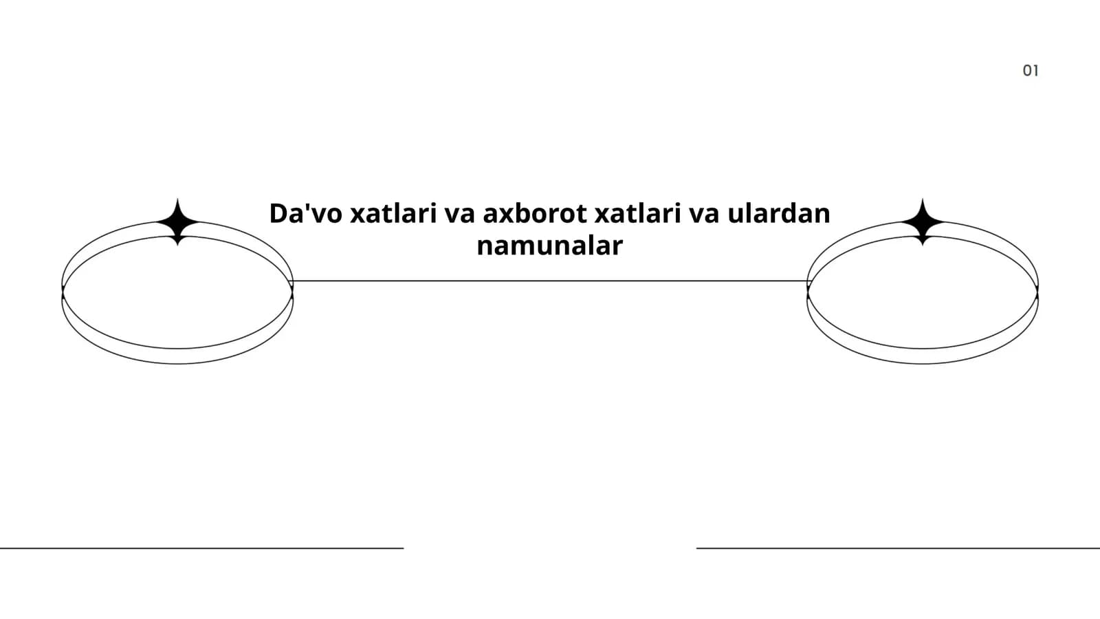 Da'vo xatlari va axborot xatlari va ulardan namunalar
