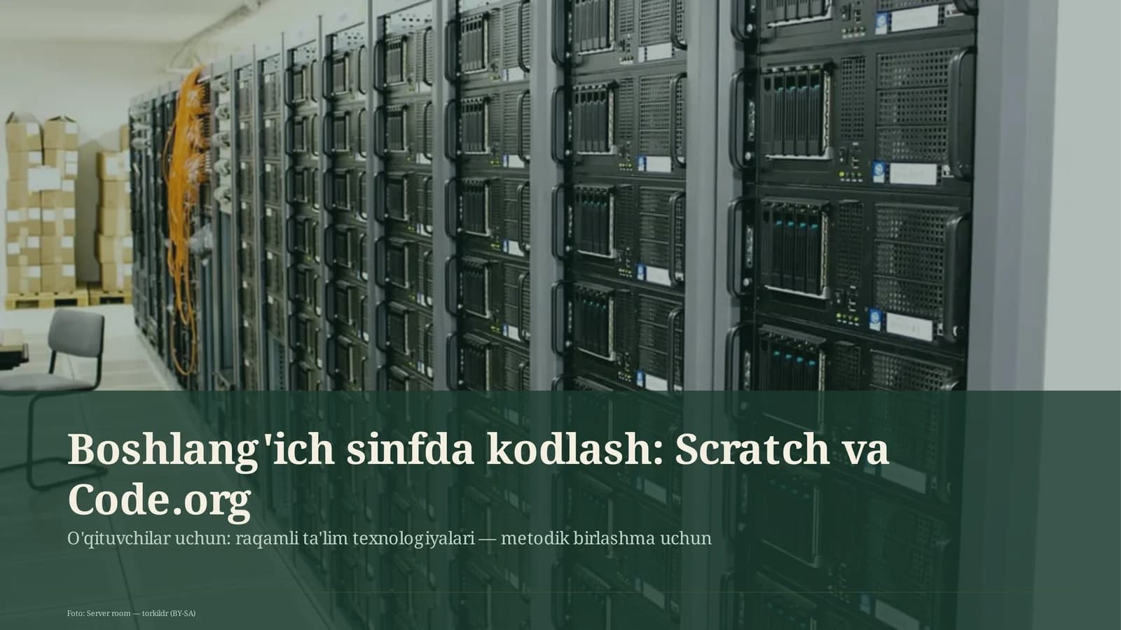 Boshlang'ich sinfda kodlash: Scratch va Code.org