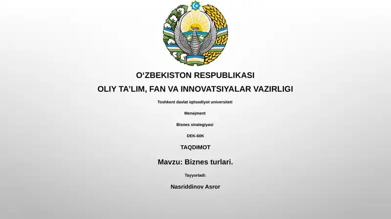 Biznes turlari