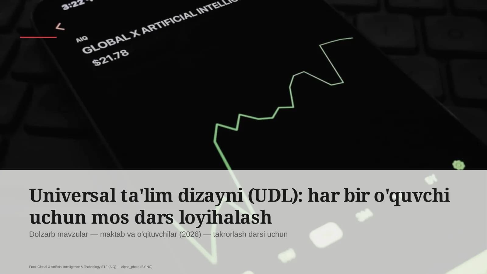 Universal ta'lim dizayni (UDL)