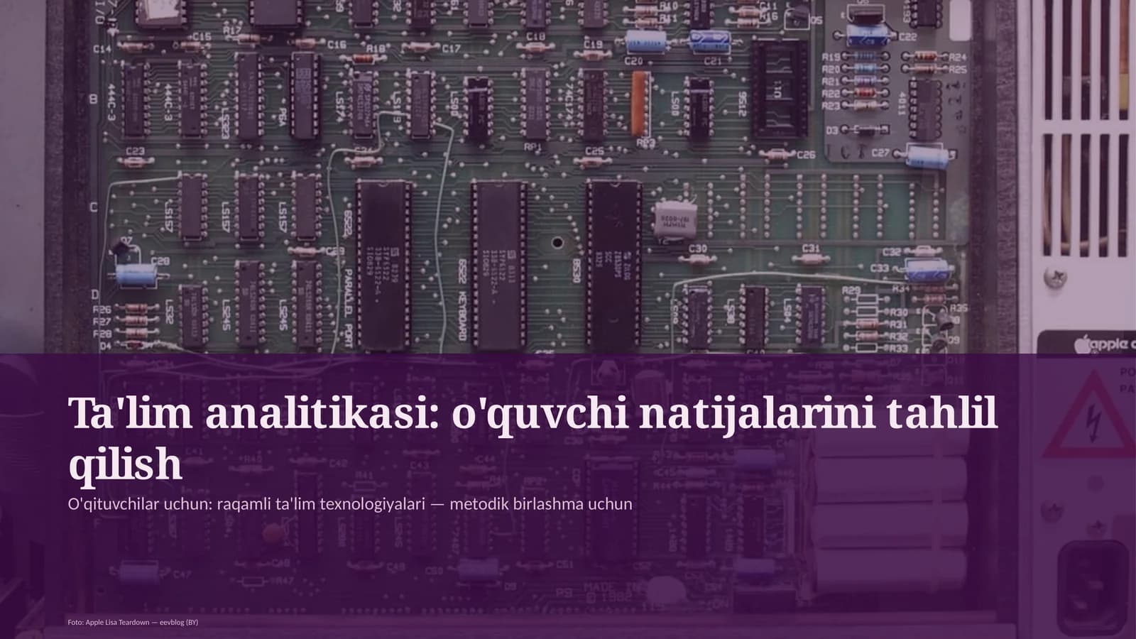 Ta'lim analitikasi: o'quvchi natijalarini tahlil qilish