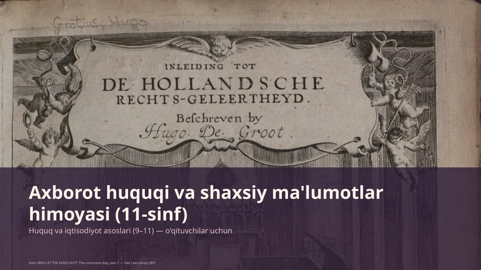 Huquq va iqtisodiyot asoslari (9–11)