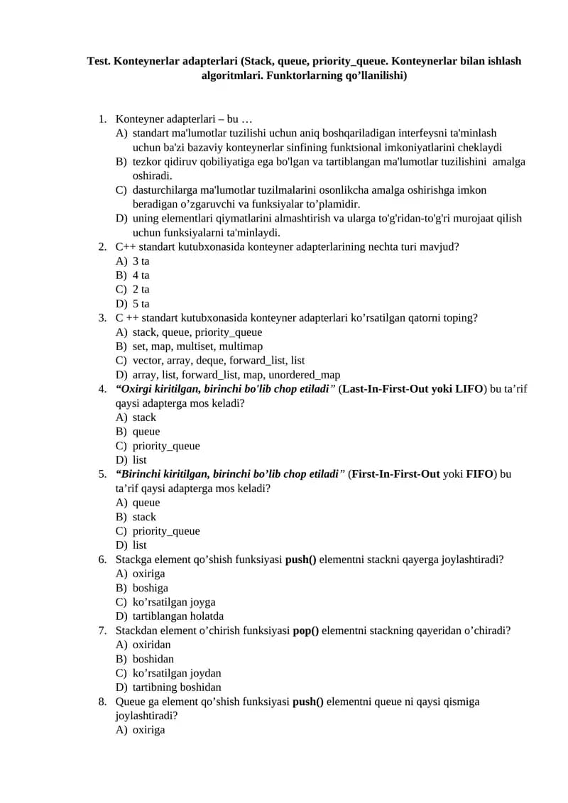 Konteyner adapterlari