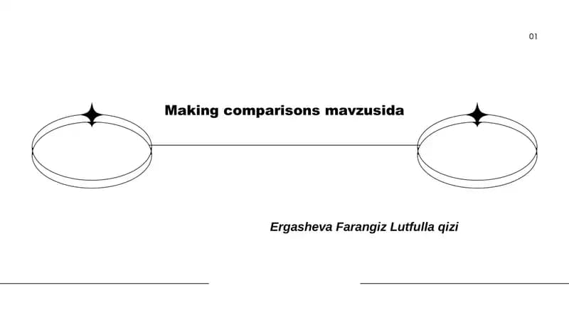 Making Comparisons