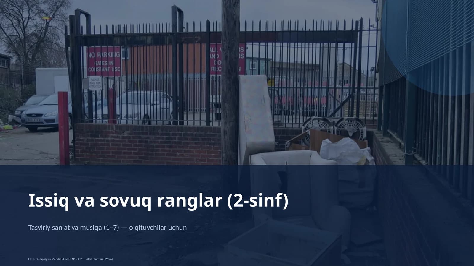 Issiq va sovuq ranglar (2-sinf)