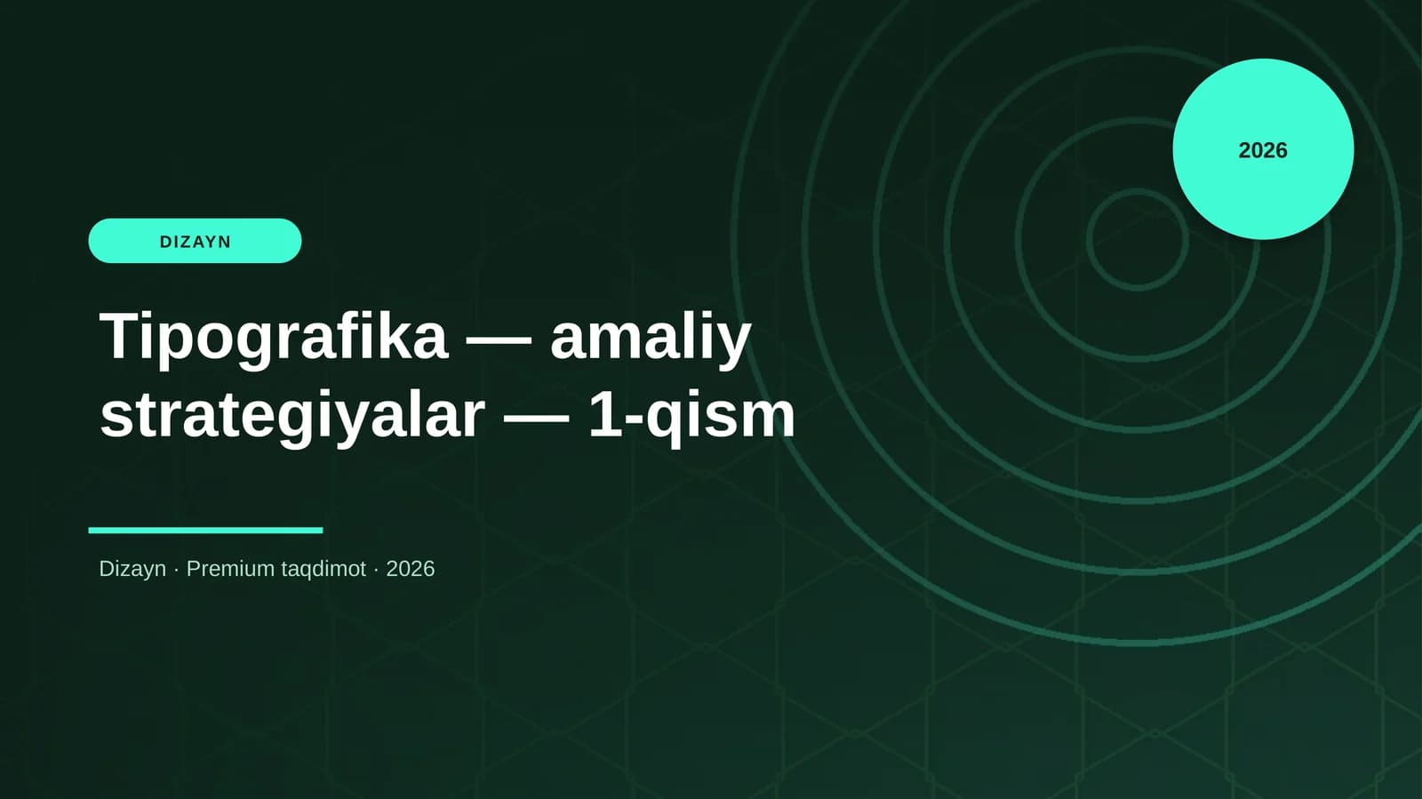Tipografika — Amaliy Strategiyalar — 1-qism