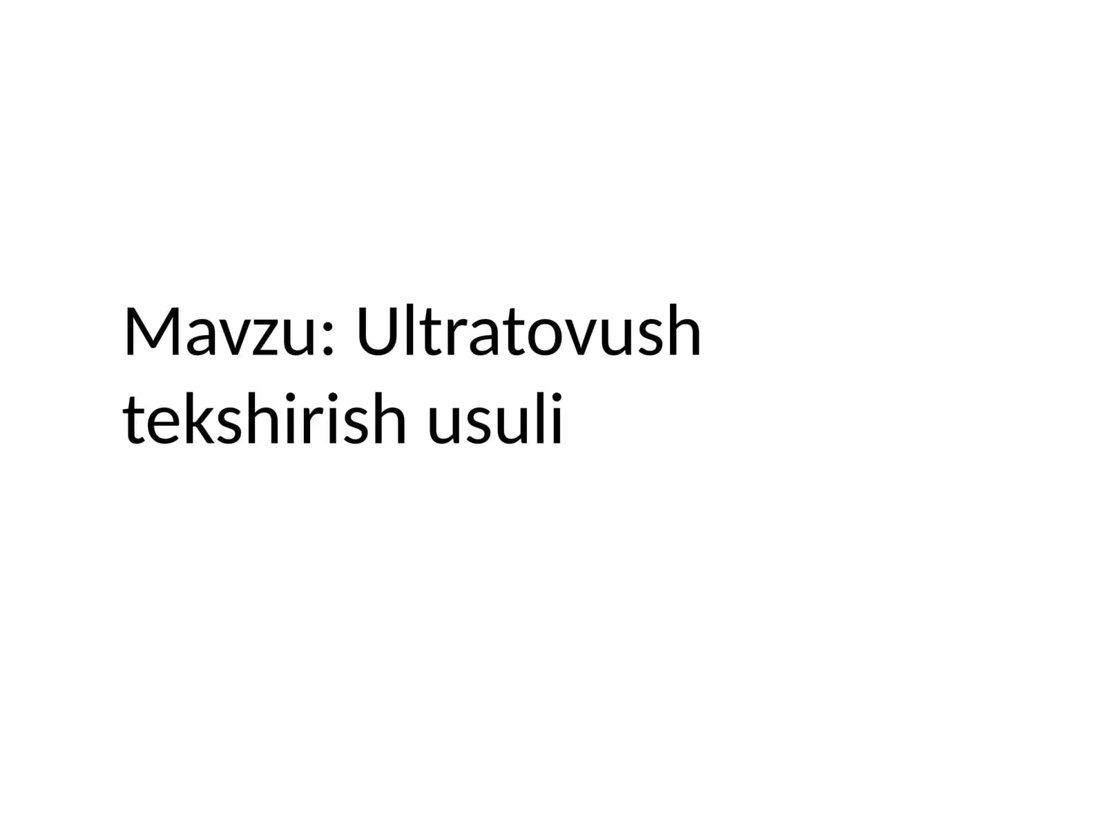 UZI aparati