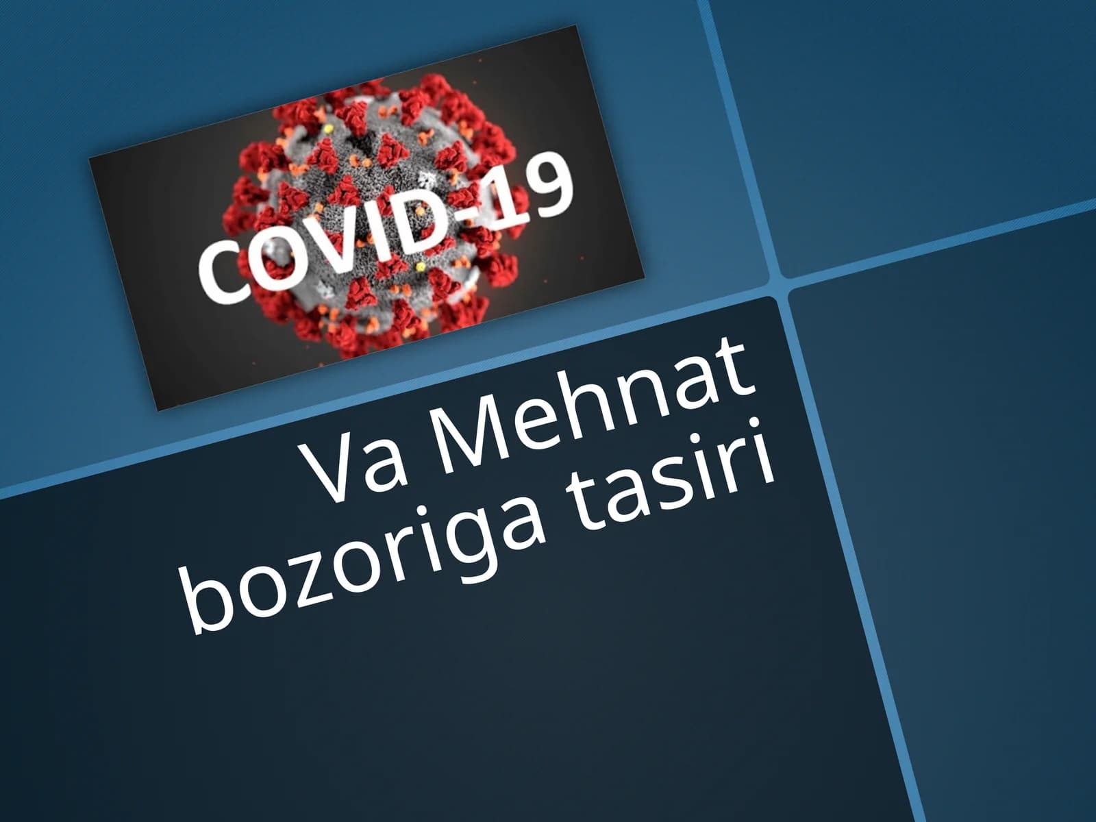 Qoraoqqushhodisasi»:pandemiyaningjahonmoliyabozorigata'sirihaqida