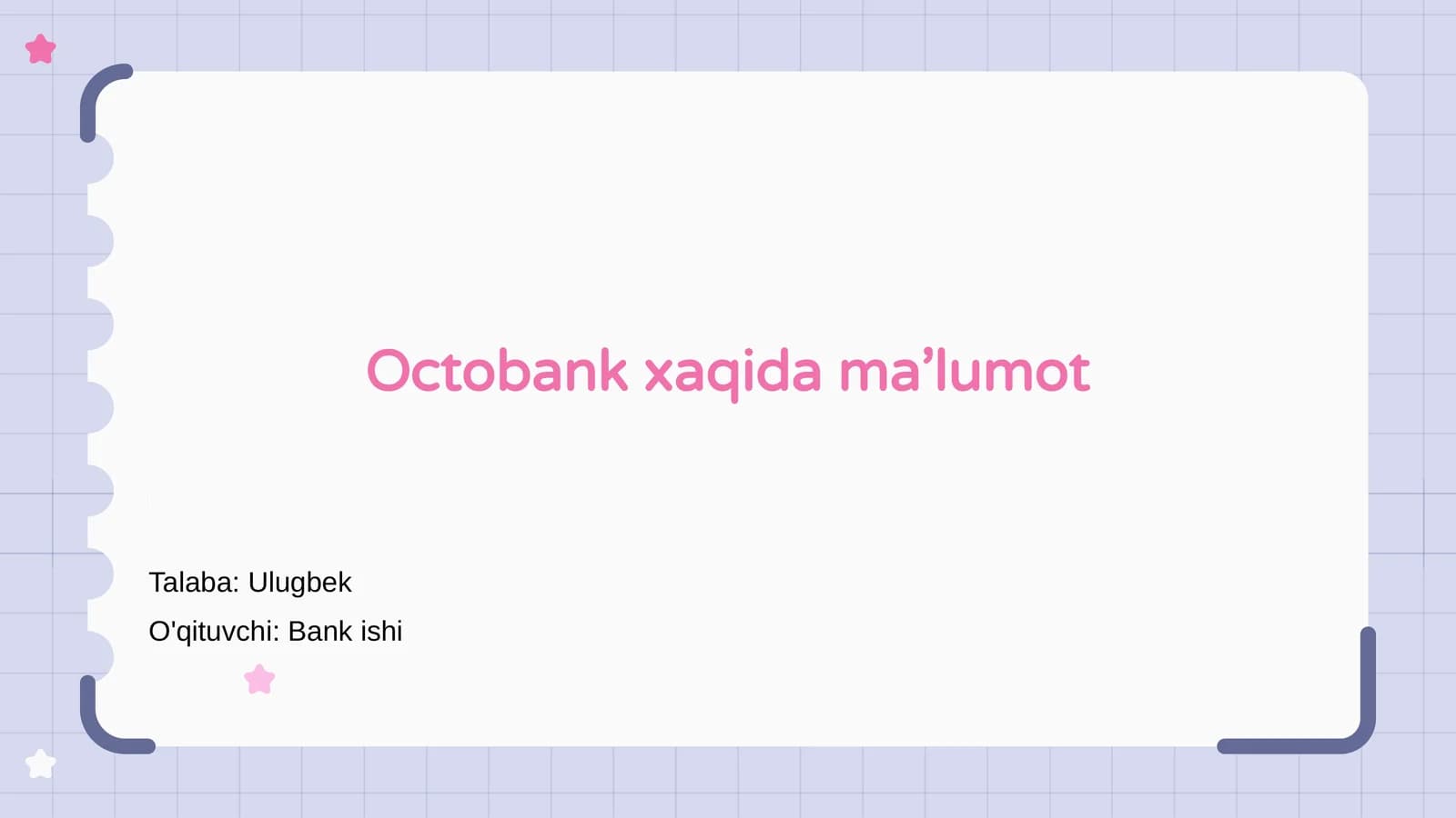 Octobank xaqida ma’lumot