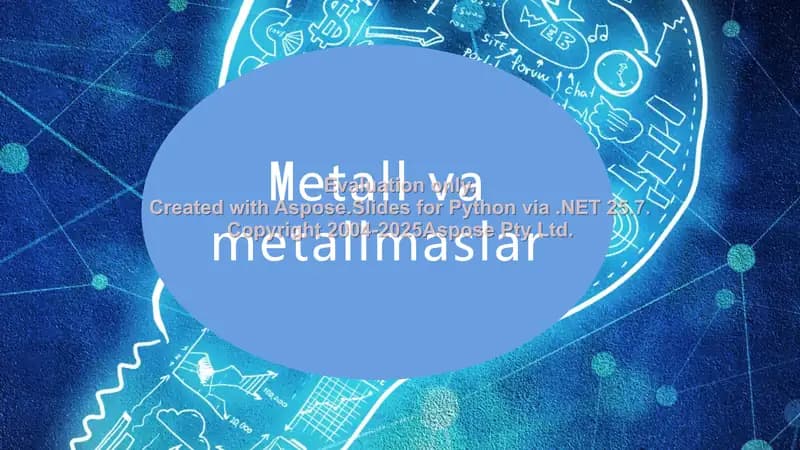 Metall va metallmaslar