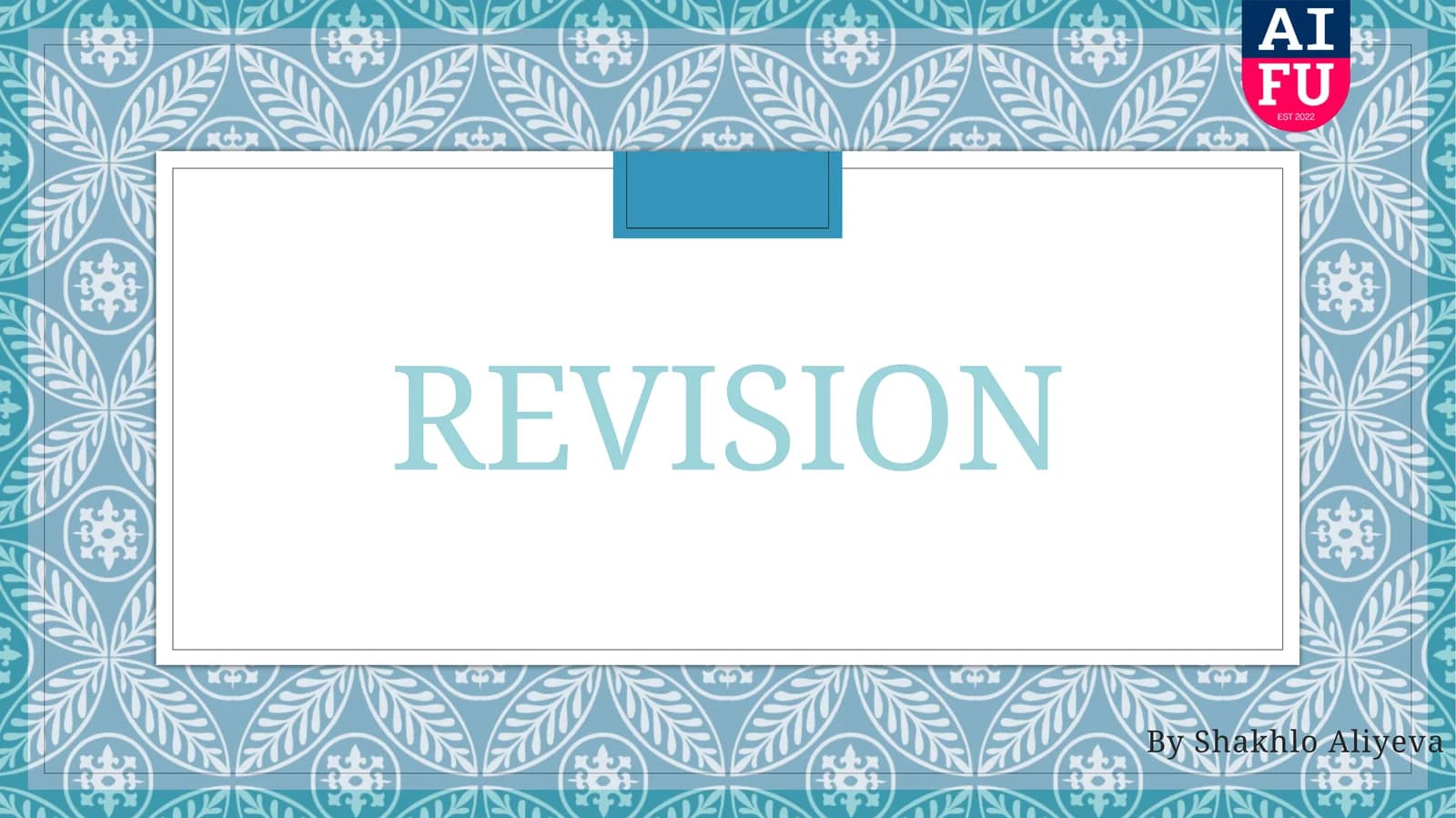 REVISION