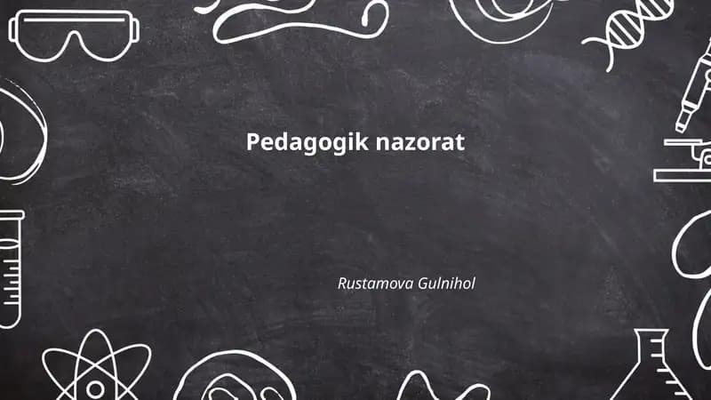 Pedagogik nazorat
