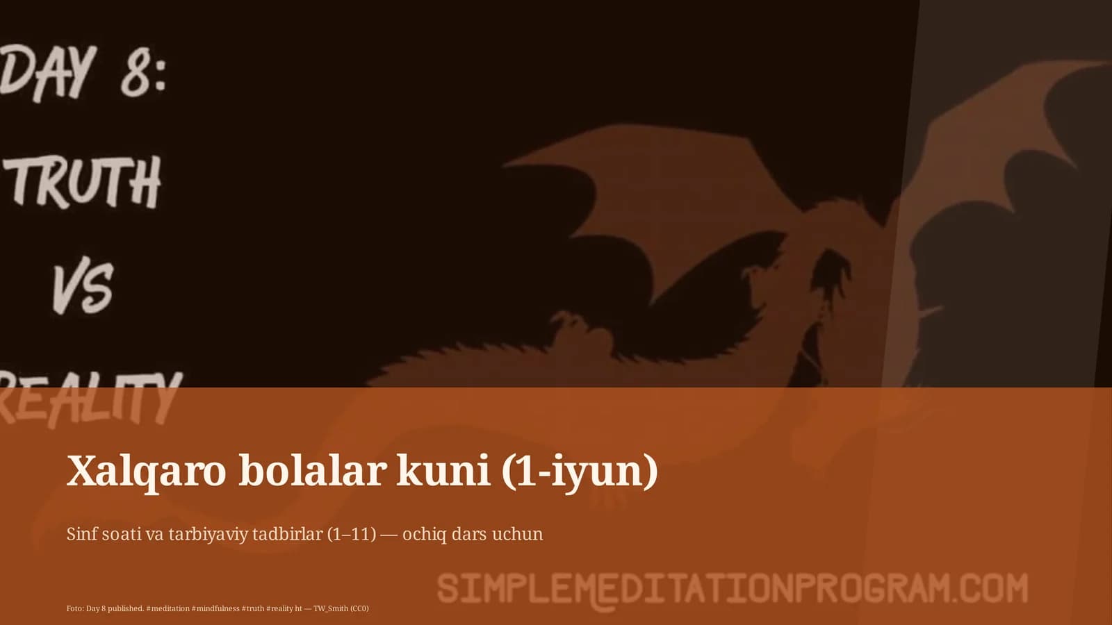 Sinf soati va tarbiyaviy tadbirlar