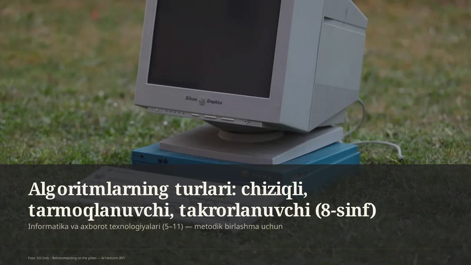 Algoritmlarning turlari: chiziqli, tarmoqlanuvchi, takrorlanuvchi (8-sinf)