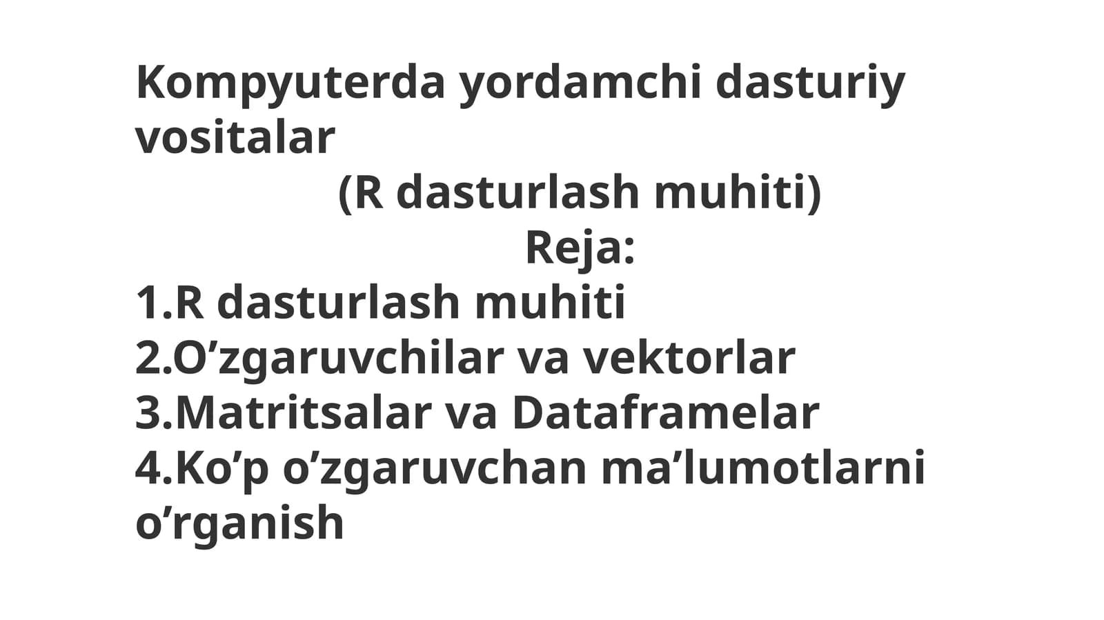 Kompyuterda yordamchi dasturiy vositalari