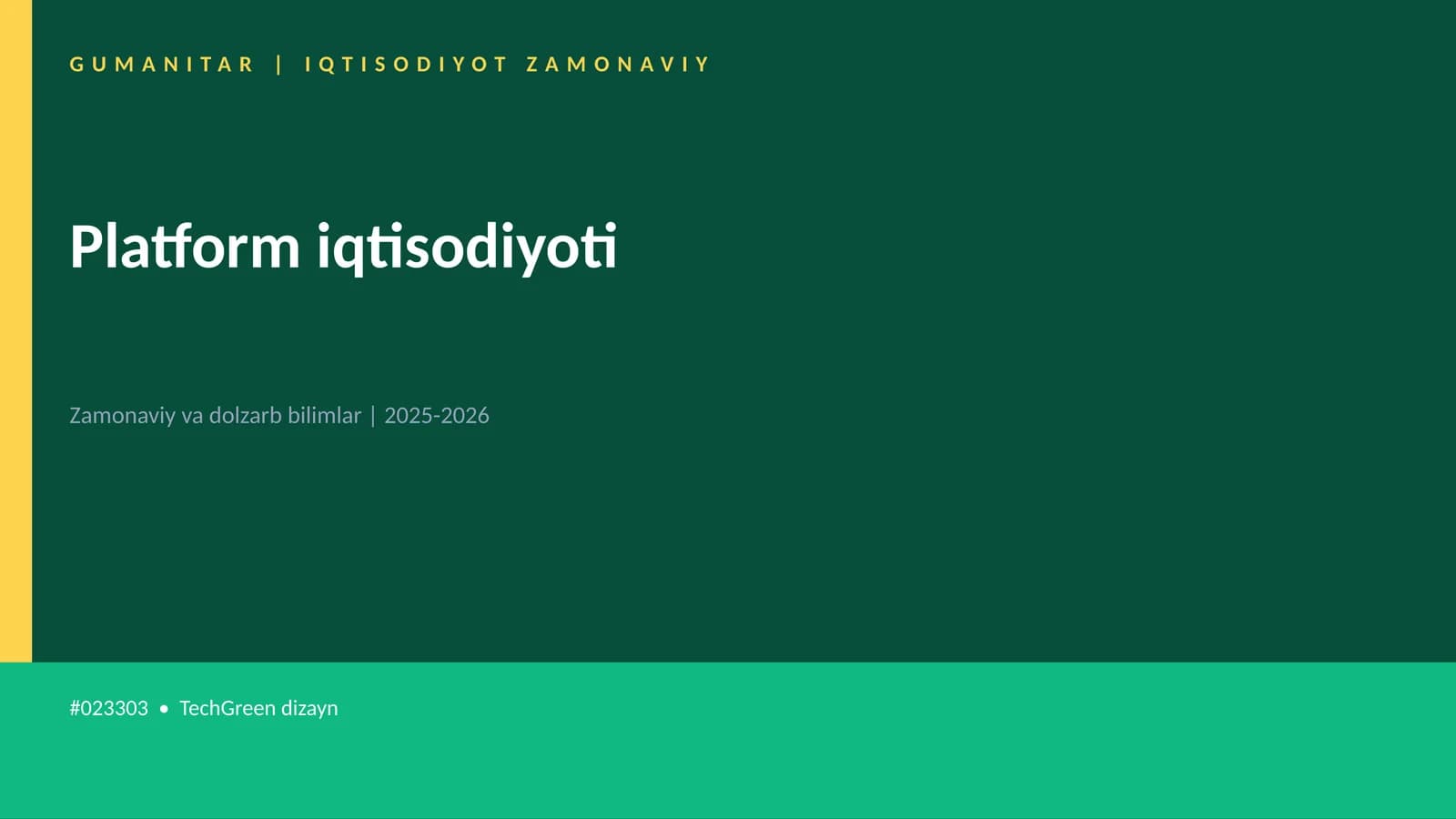 Platform iqtisodiyoti