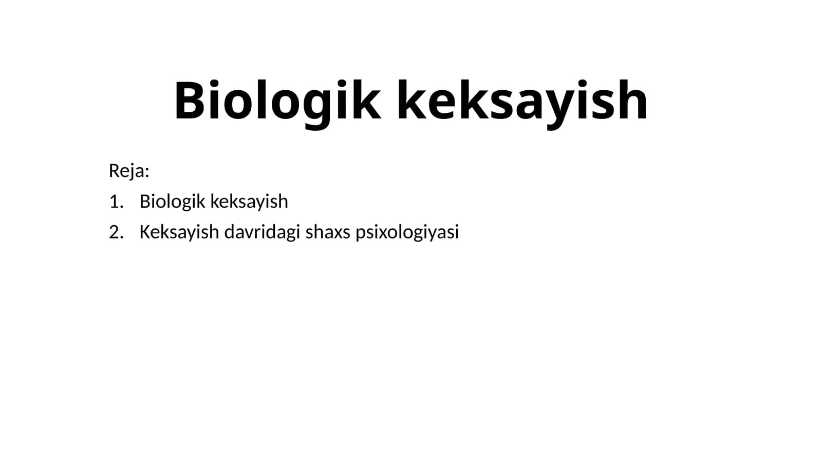 Biologik eksayish