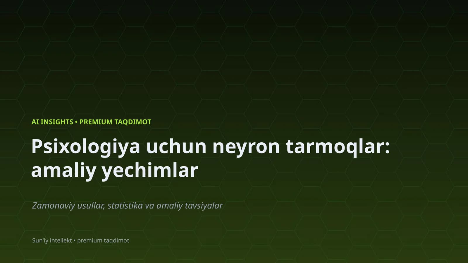 Premium taqdimot