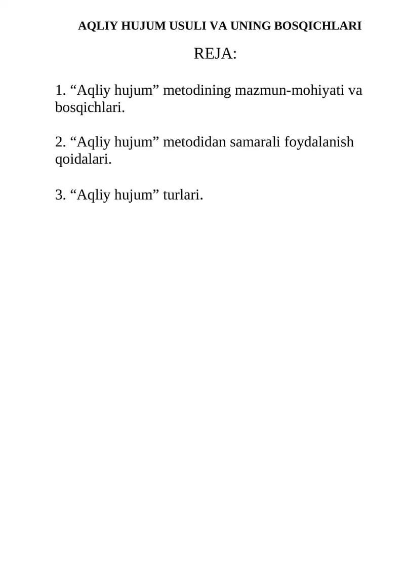 Aqliy hujum